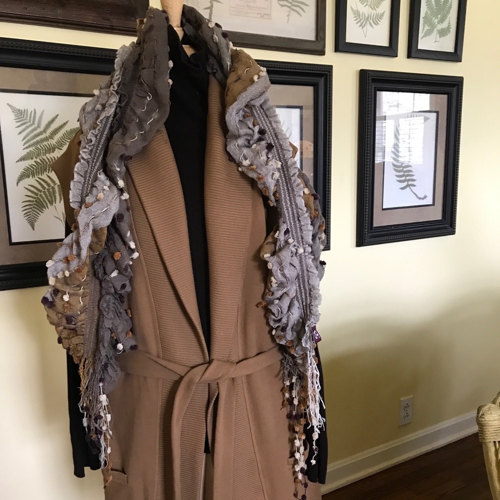 Ralph Lauren vest cotton blend, khaki casual style